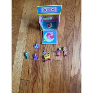 Vintage 2003 Polly Pocket Candy Shop Playset with Doll and Accessories B7128